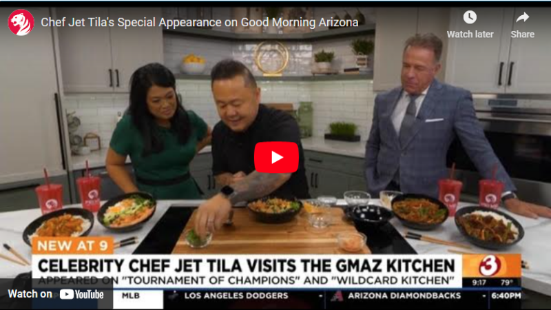 Chef Jet Tila’s special appearance on Good Morning Arizona